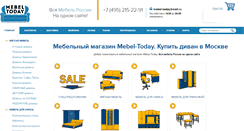 Desktop Screenshot of mebel-today.ru